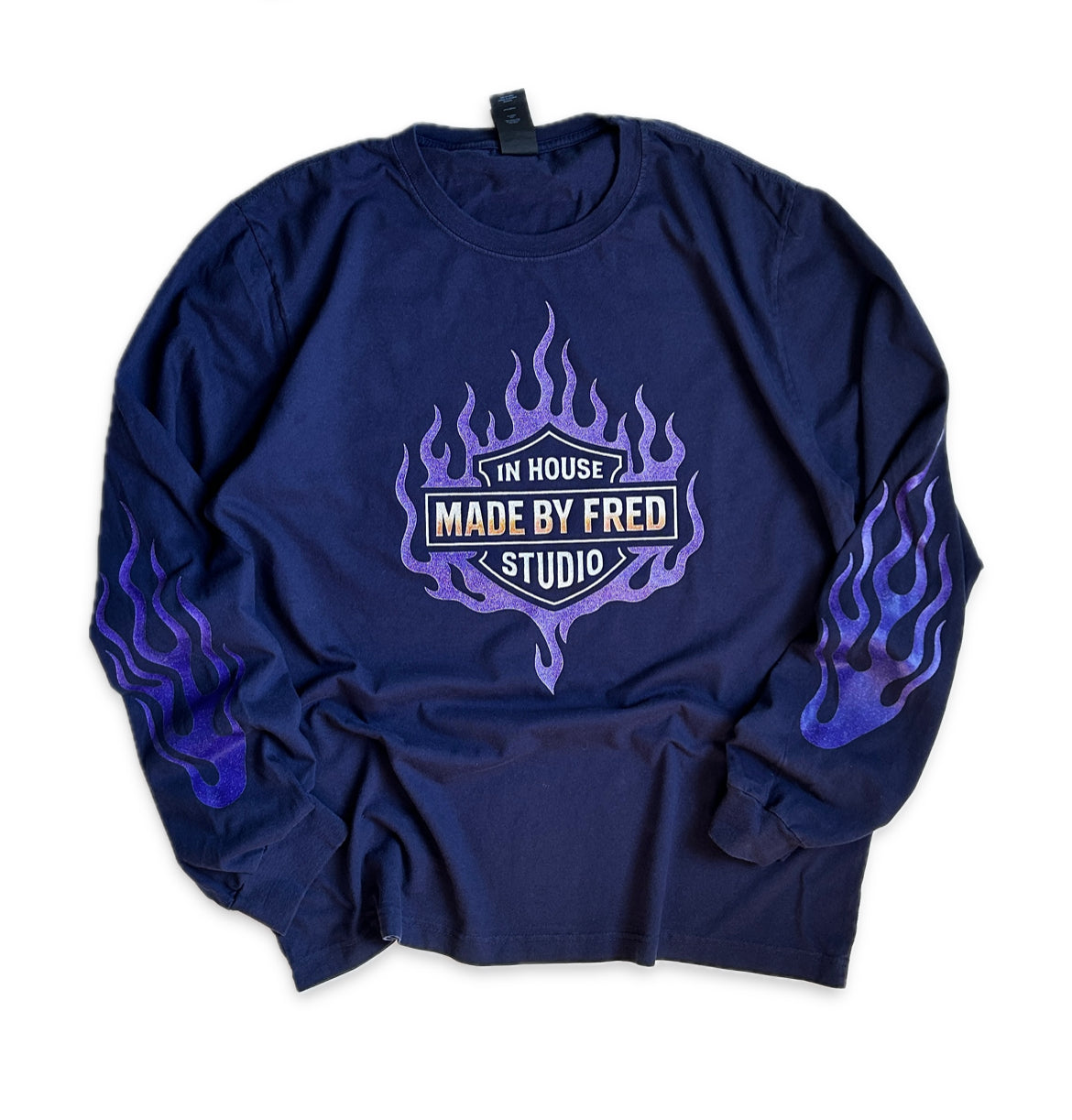 In House Studio Long Sleeve — Purple Flame