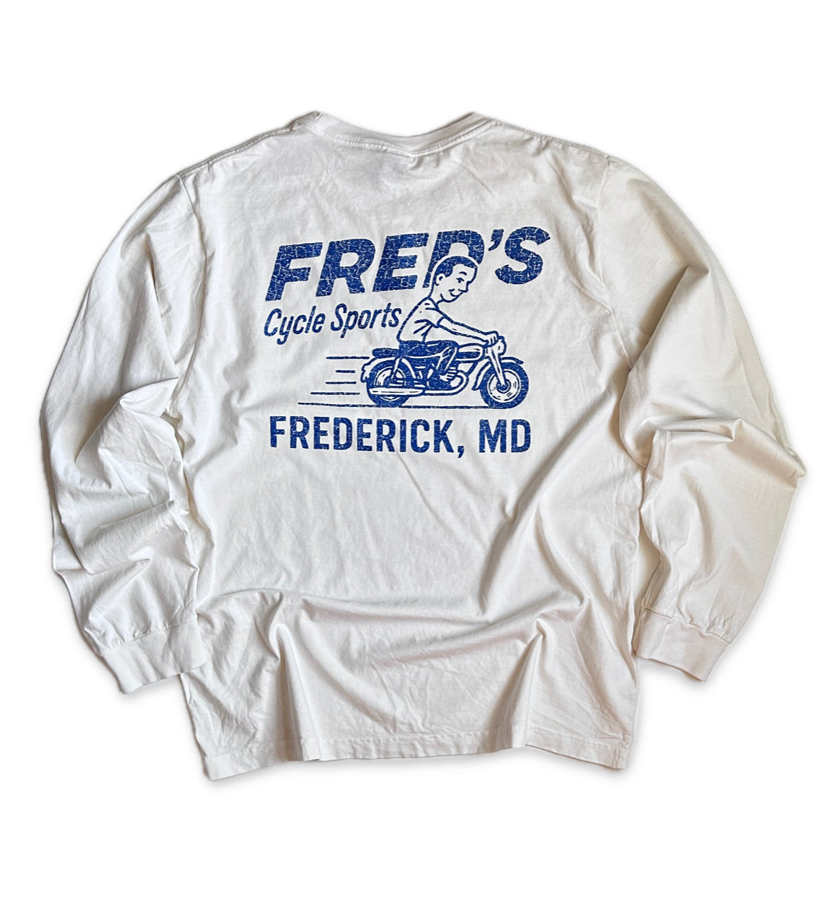 Fred Motorcycle Long Sleeve Tee