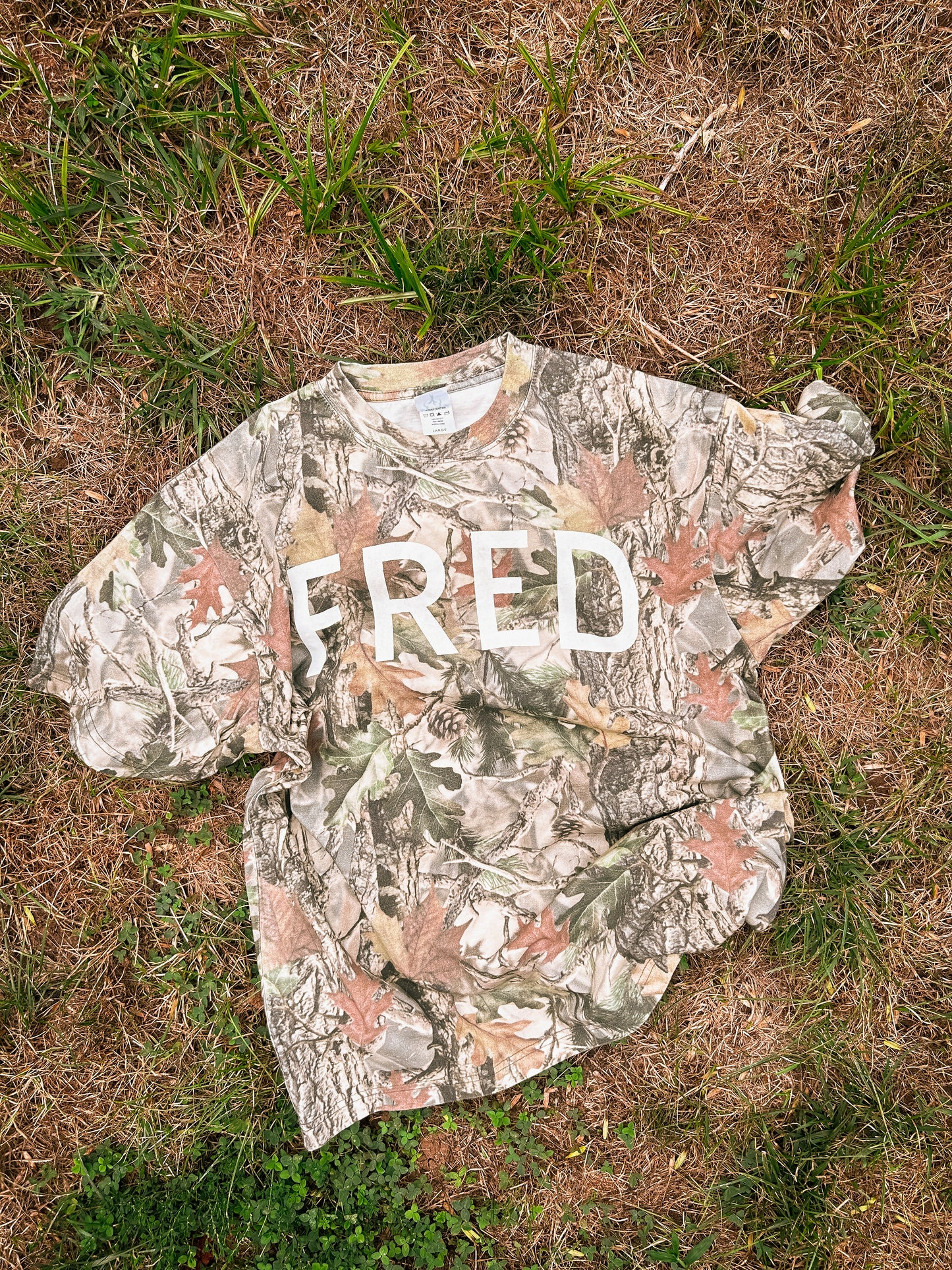 Vintage camo tee