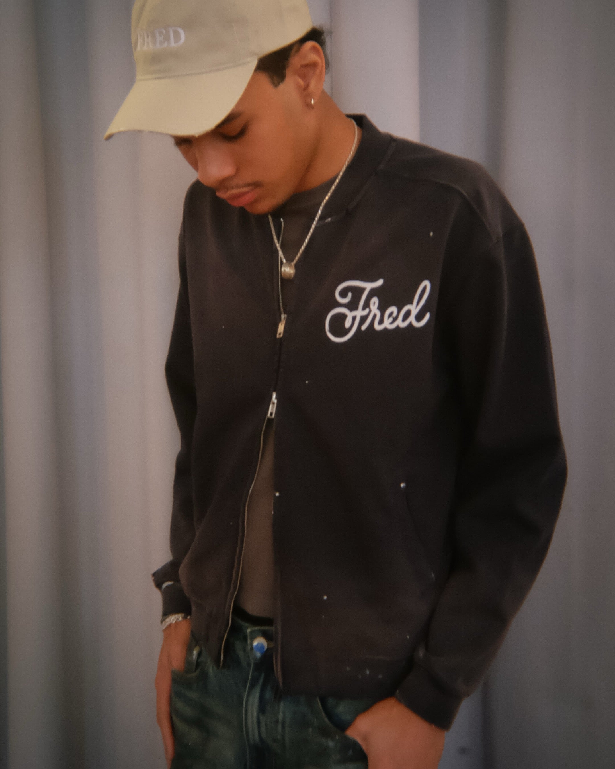 FRED Sun Fade Baseball Jacket