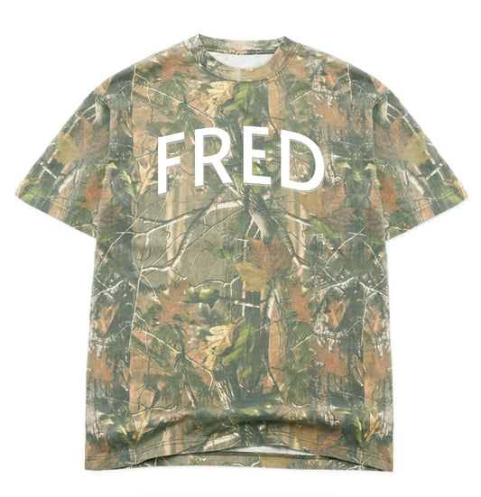 (Preorder) Vintage FRED tree camo tee