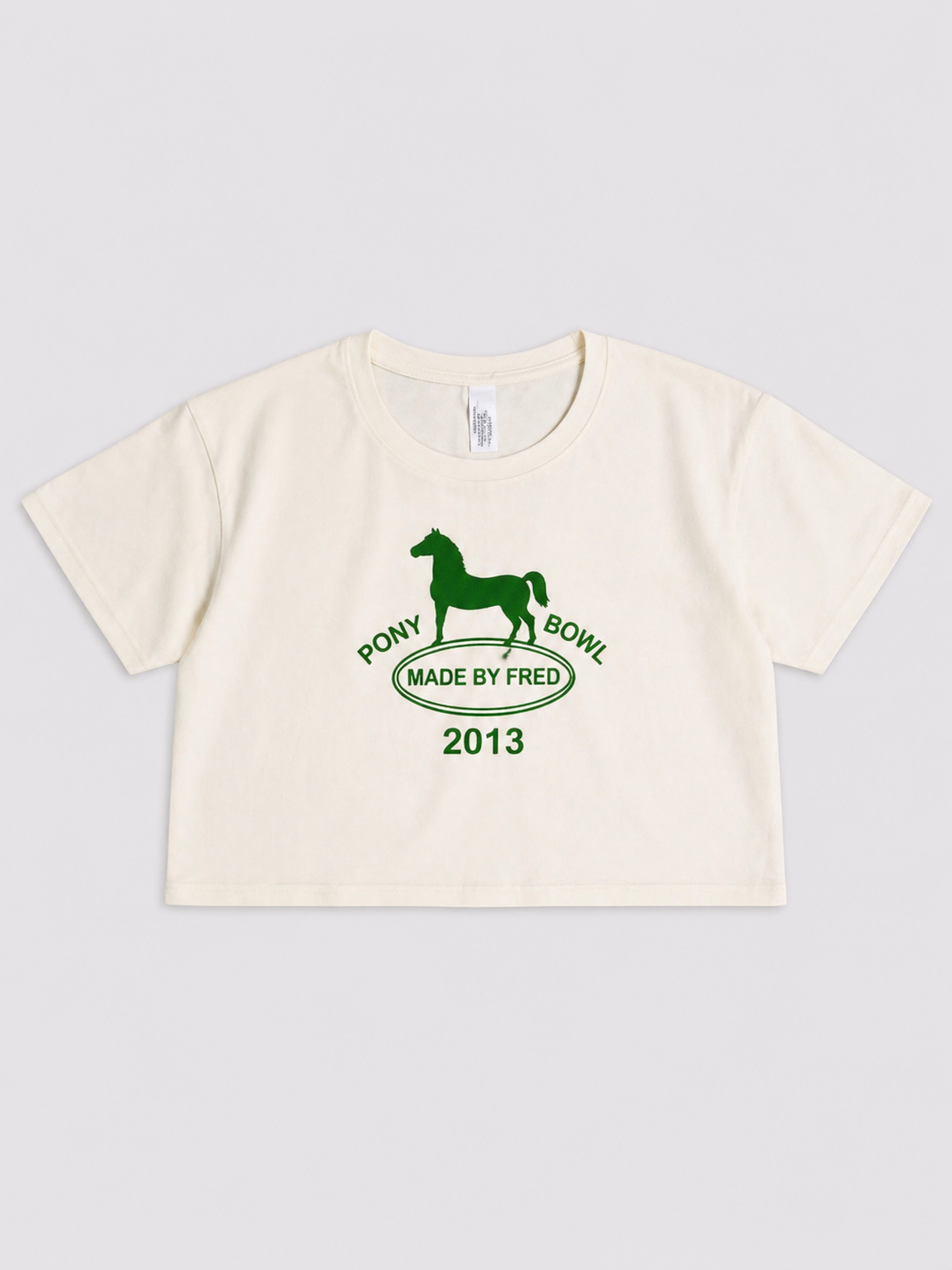 WMN Pony Bowl Crop Tee